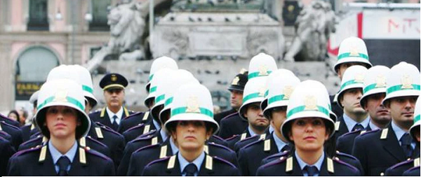 Schieramento Polizia Locale di Milano
